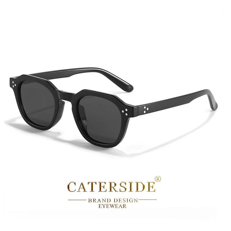 CATERSIDE Retro Polarisierte Sonnenbrille Männer