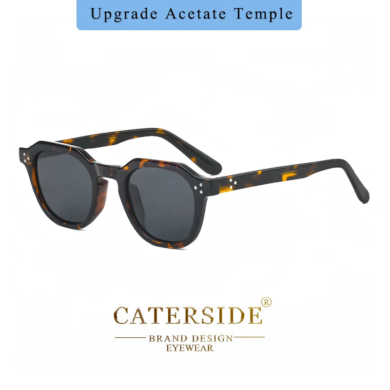 CATERSIDE Retro Polarisierte Sonnenbrille Männer