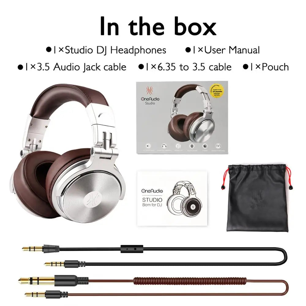 Oneodio Pro 30, professionelle Studio-DJ-Kopfhörer mit Mikrofon