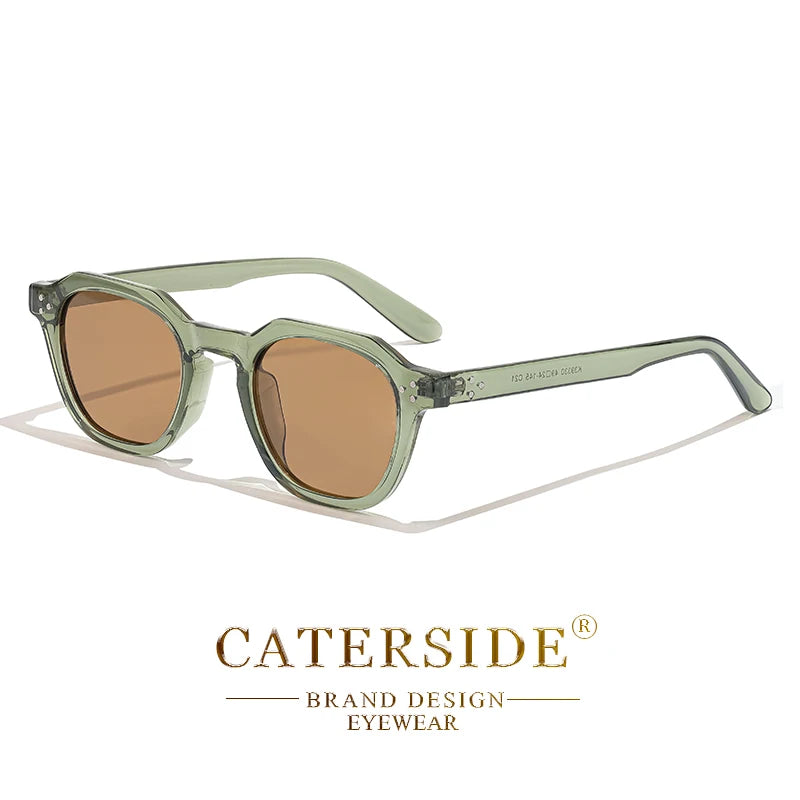 CATERSIDE Retro Polarisierte Sonnenbrille Männer