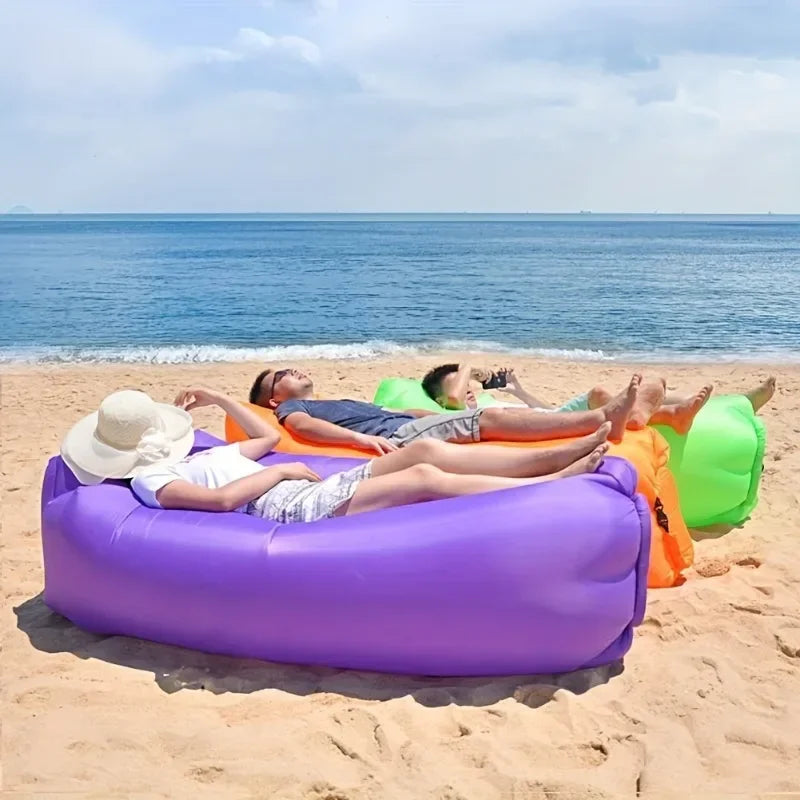 Strandsofa Air Lazy, aufblasbare Sofatasche, tragbare Camping-Sofamatratze