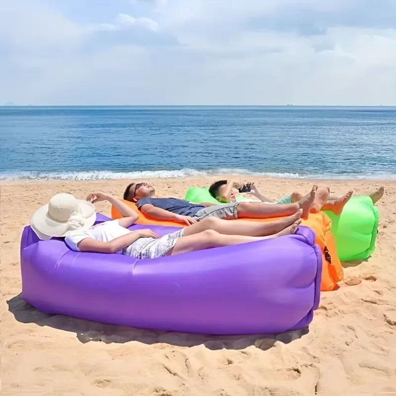 Strandsofa Air Lazy, aufblasbare Sofatasche, tragbare Camping-Sofamatratze