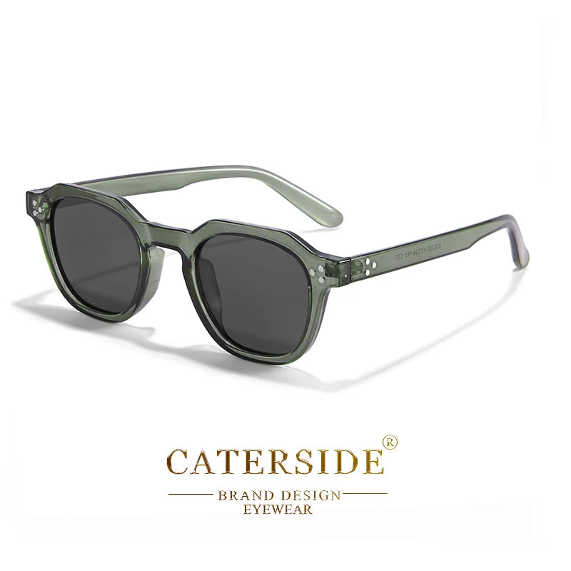 CATERSIDE Retro Polarisierte Sonnenbrille Männer