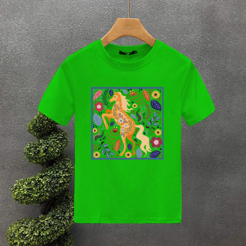 FLORALIS EQUUS Luxus T-Shirt