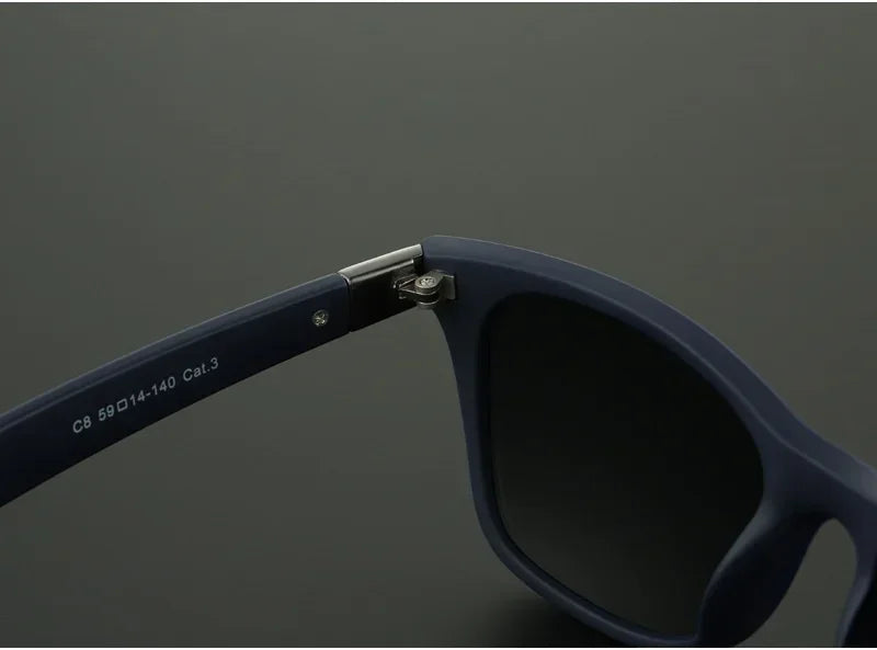 Mode Vintage Quadrat Polarisierte Sonnenbrille