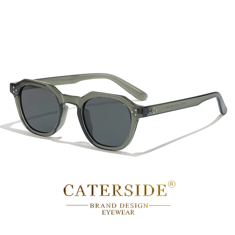 CATERSIDE Retro Polarisierte Sonnenbrille Männer