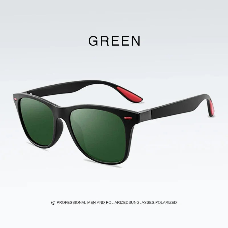 Mode Vintage Quadrat Polarisierte Sonnenbrille